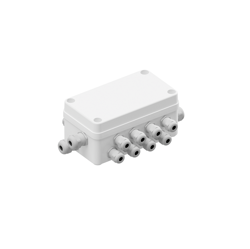 Pgtech Enhetsboks 140x80x65 med skruforbindelser + rekkeklemme