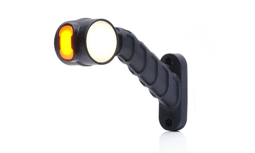 Gummiarm Lang Høyre LED Hvit / Rød / Oransje
