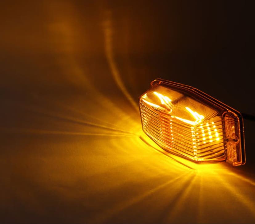Double Burner LED Xenon hvit