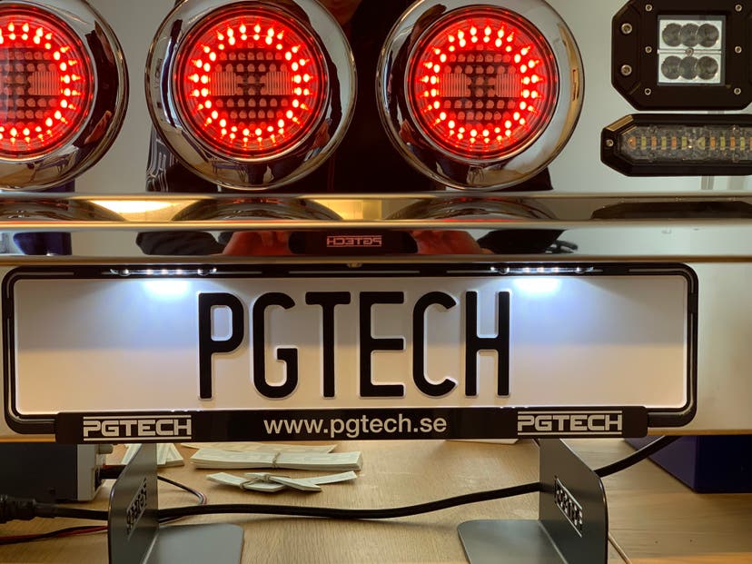 List for skiltholder Pgtech
