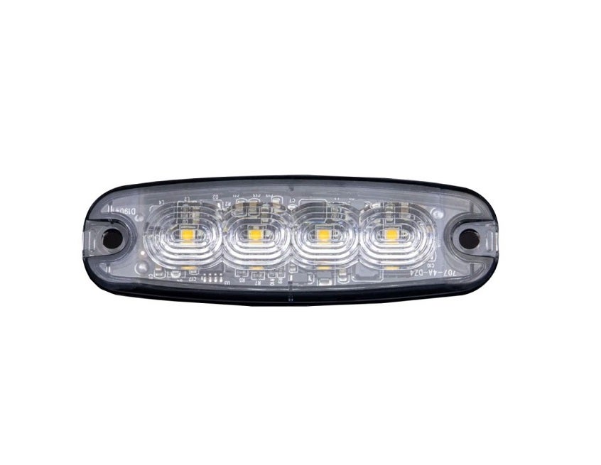 Cruise Light Blinklys Oransje 4stk LED Klar linse