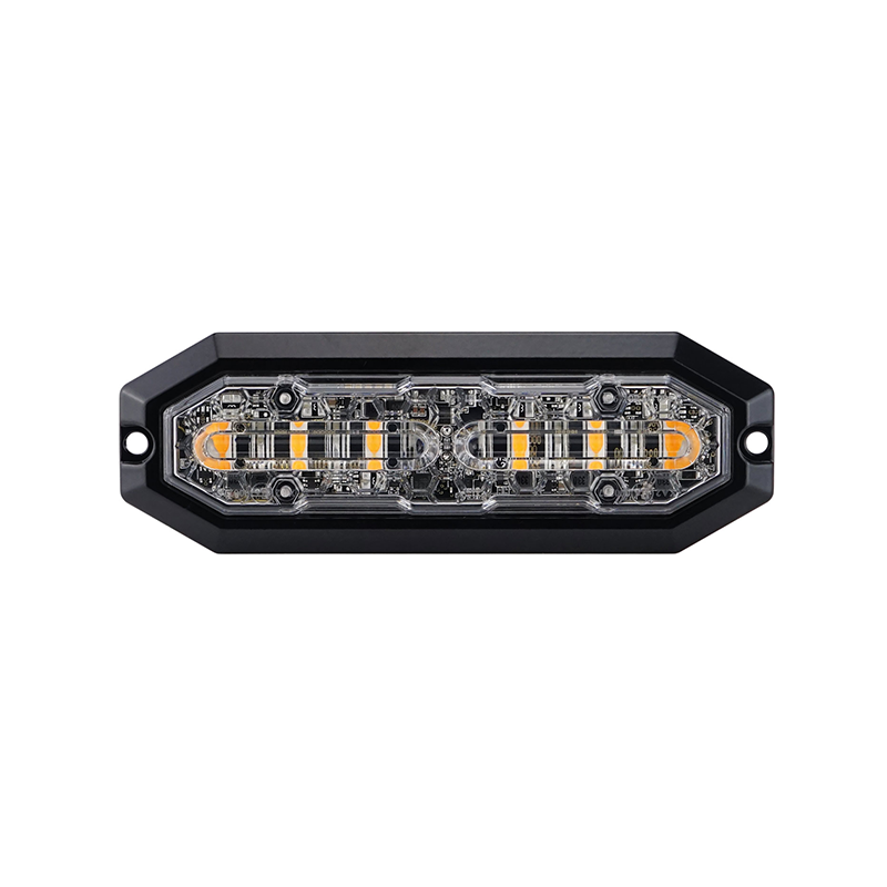 Blitslys 6 stk. Oransje LED 20W