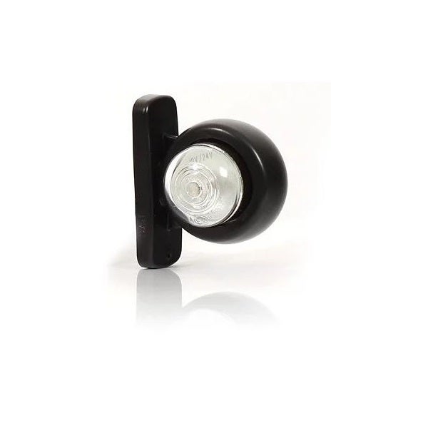 Posisjonslys Eyeball Gummiarm Hvit / Rød LED