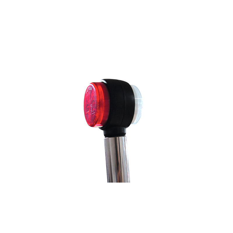 Peilestang Hvit/Rød LED. 12-24V