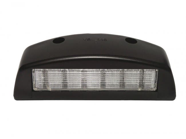 Nummerskiltbelysning LED sort 10-30V