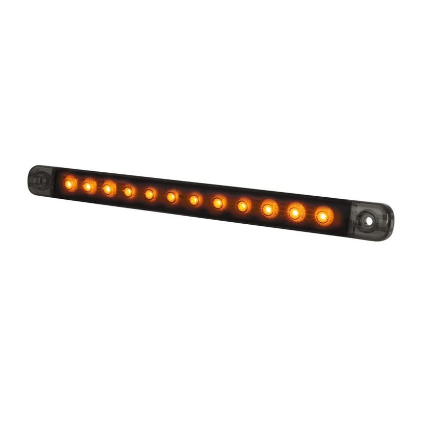 Dark Knight Slim blinklys LED oransje