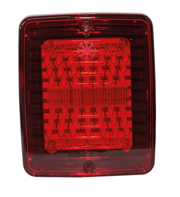 Bak/bremselys LED Rød linse