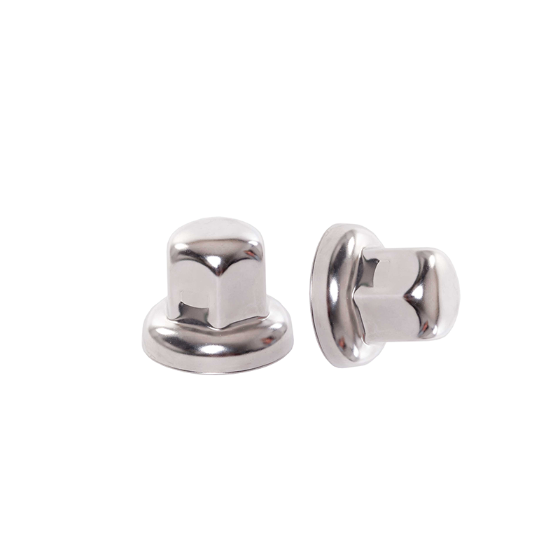 Hjulmutterdeksel 32mm i Rustfritt for Alu-felg, Høyde 45mm