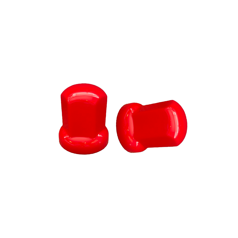 Hjulmutterdeksel Standard 33 mm Rød