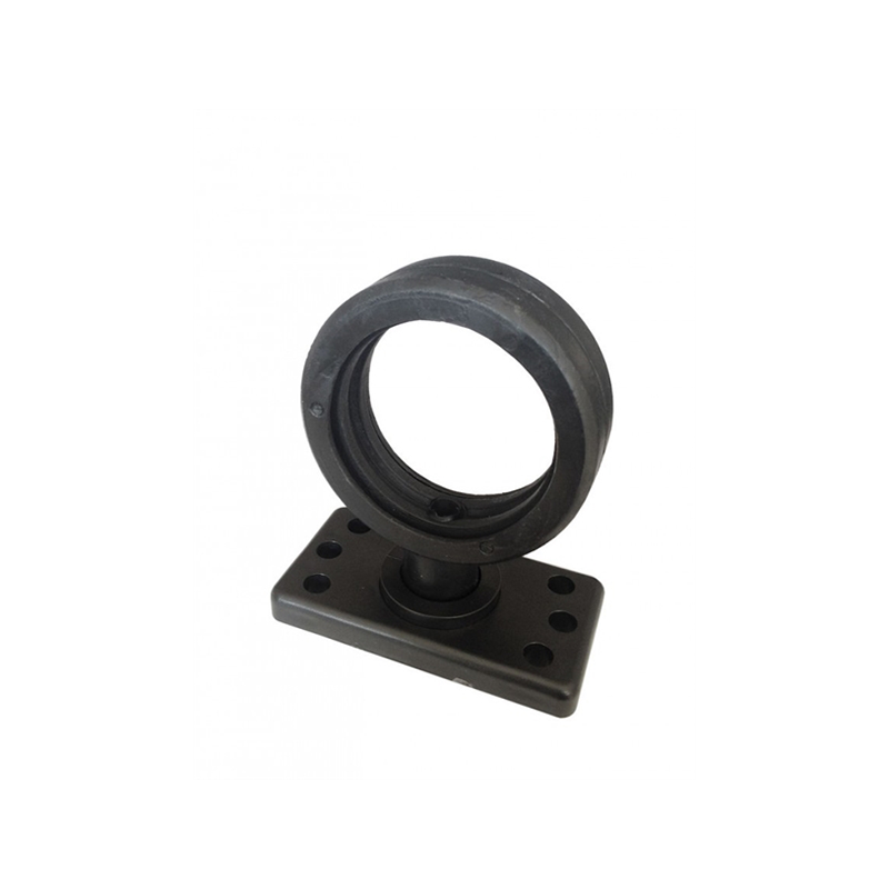 Kort gummiarm med plate