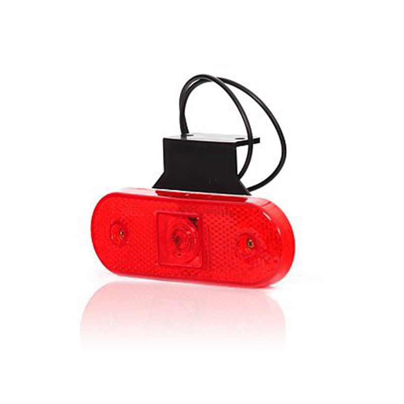 Posisjonslys Hvit LED med Refleks inkl. festebraketter
