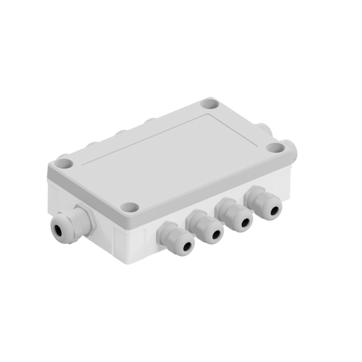 Pgtech Apparatboks 130x80x35 med skruforbindelser