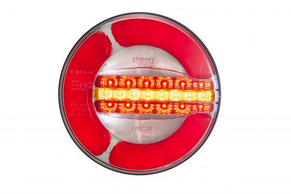 Baklys LED 3 kammer 12-24V Bak/Bremse/Dyn. Blinklys