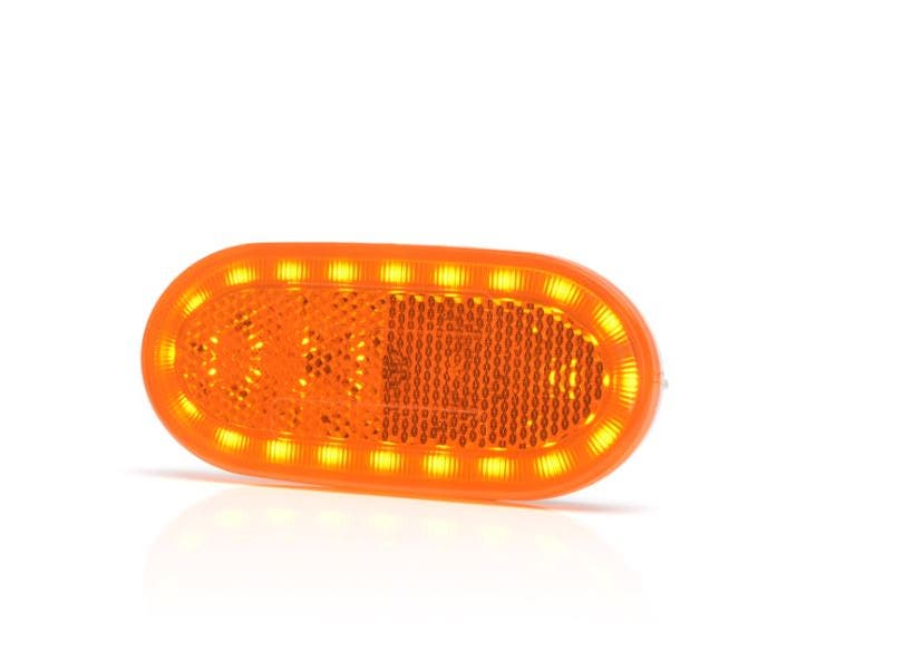 Sidemarkør Oransje LED