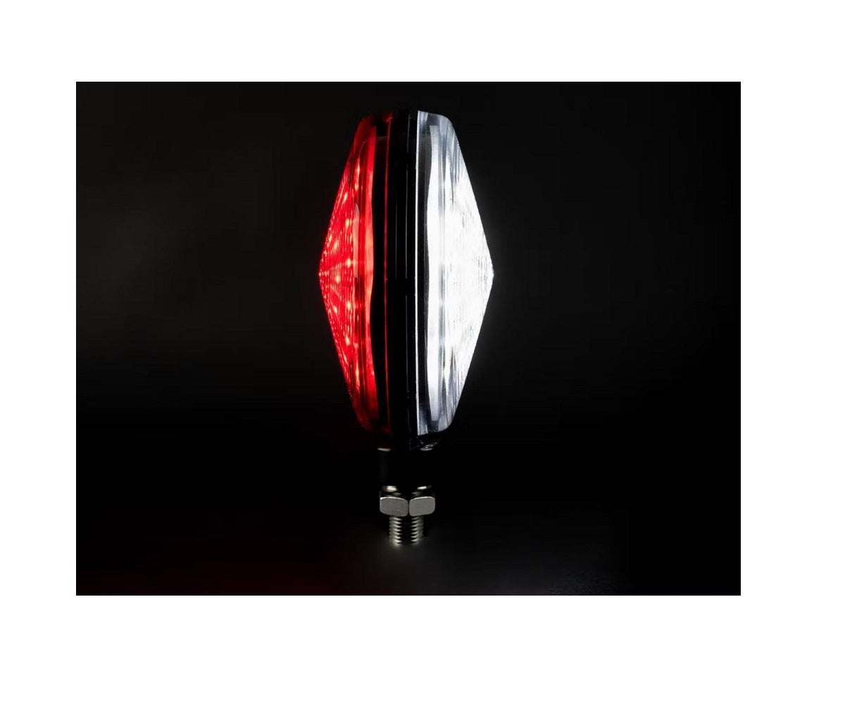 Spanjorer LED Hvit/Rød