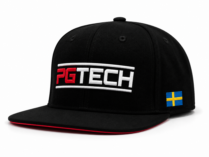 Pgtech Snapback Cap Svart