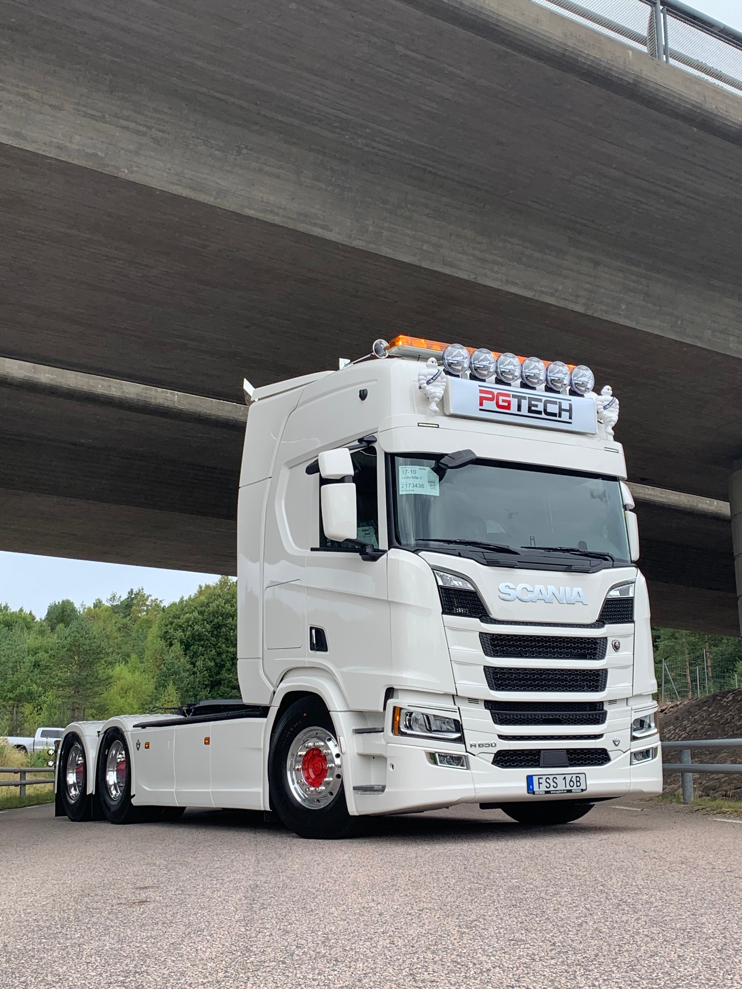 Solskjerm 30cm Flat til Scania NG 5 posisjonslys