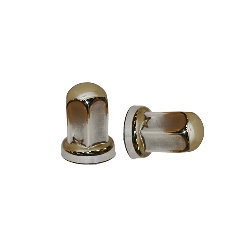 Hjulmutterdeksel 33mm XL i rustfritt stål 65mm høy - 20 stk.